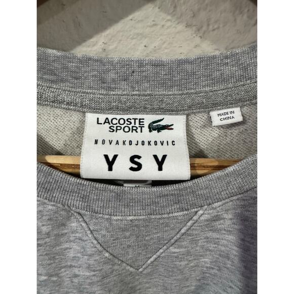 Lacoste Sport x Novak Djokovic YSY Sweatshirt Medium - Picture 3 of 11